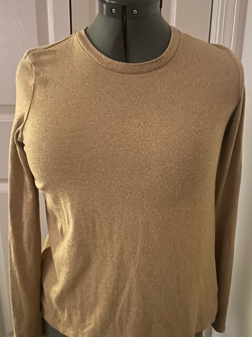 Men's Crewneck Sweater in Camel